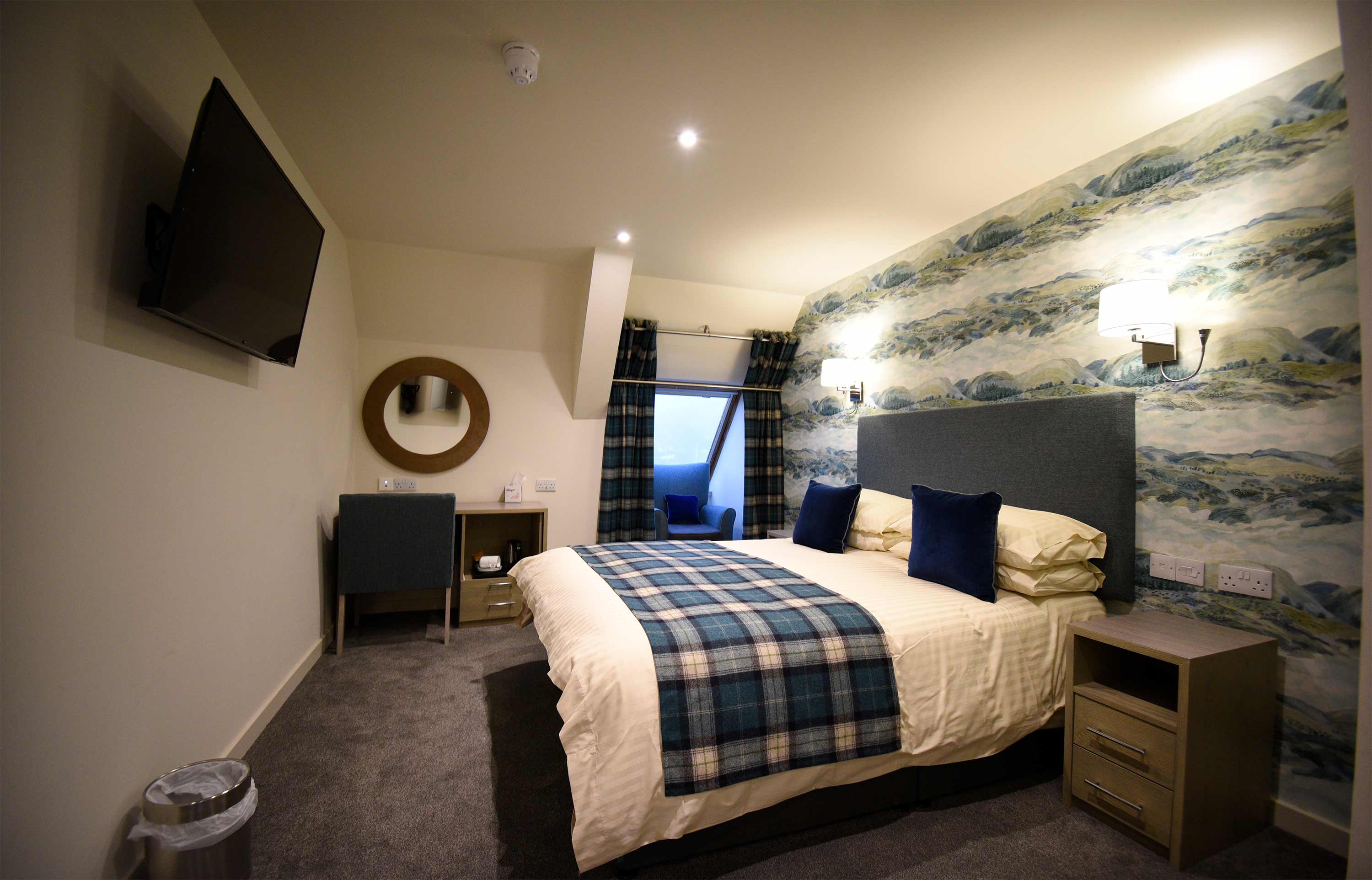 The Royal Hotel Premier Double rooms en suite luxury accommodation in Portree at The Royal Hotel en suite WIFI and private parking