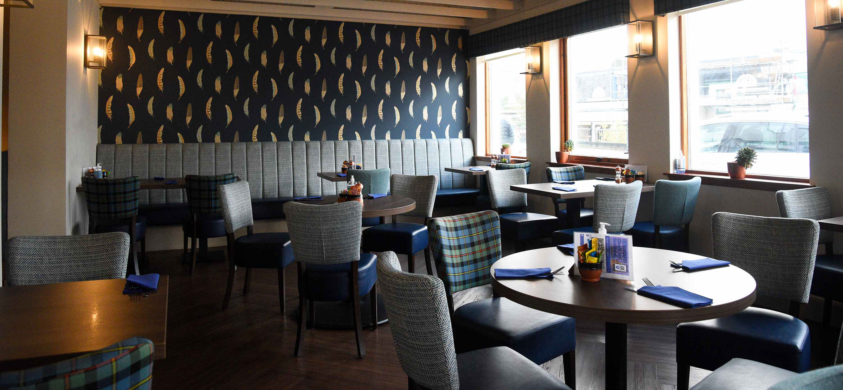 The Tianvaig Restaurant in Portree offers sea views fresh local seafood including salmon langoustines mussels and haddock